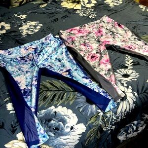 Set/2 DryTek Capri length leggings
